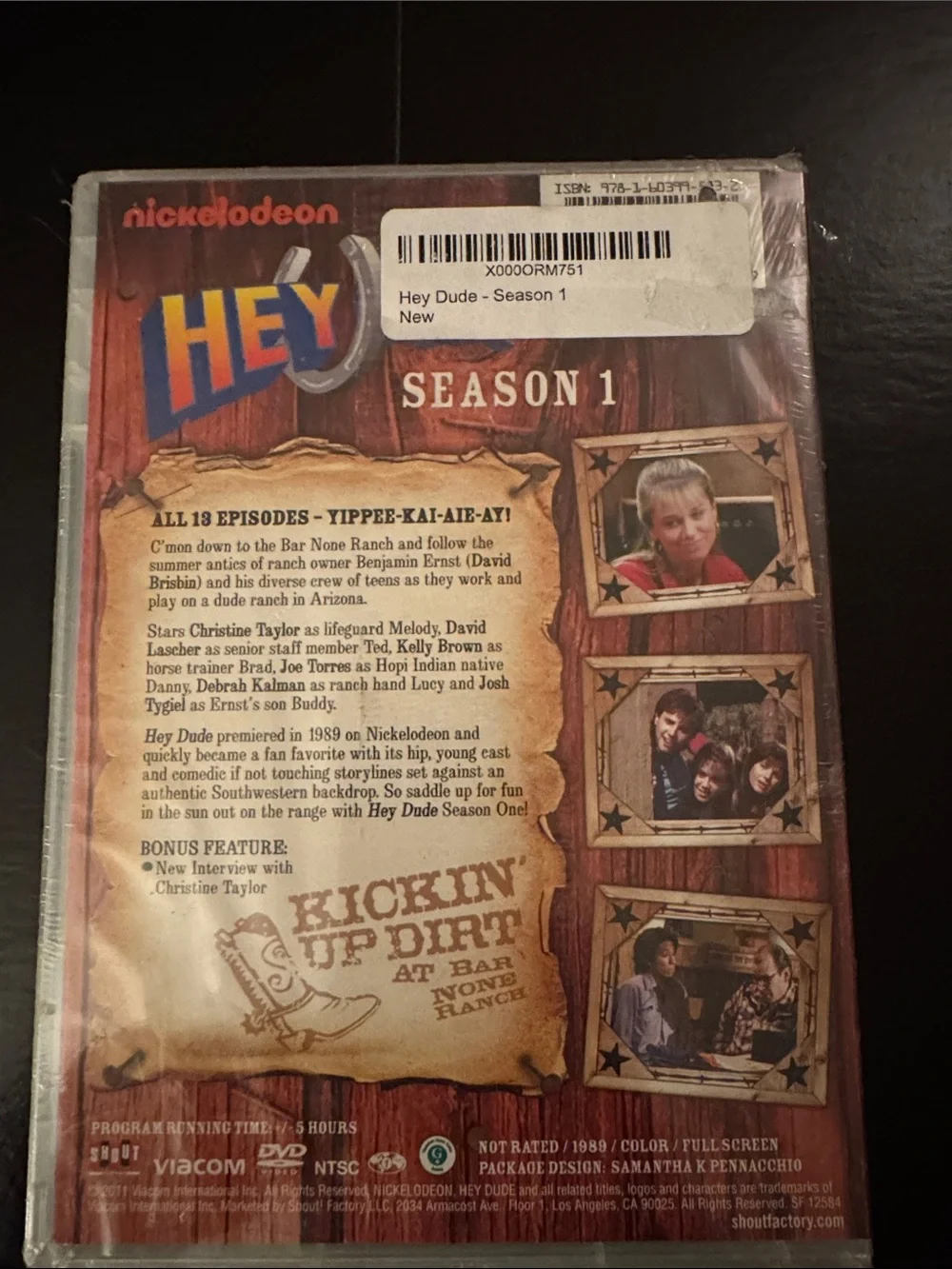 Hey Dude TV show Season 1 - unopened, unused DVD’s 📀 - nickelodeon 2 - disc set.